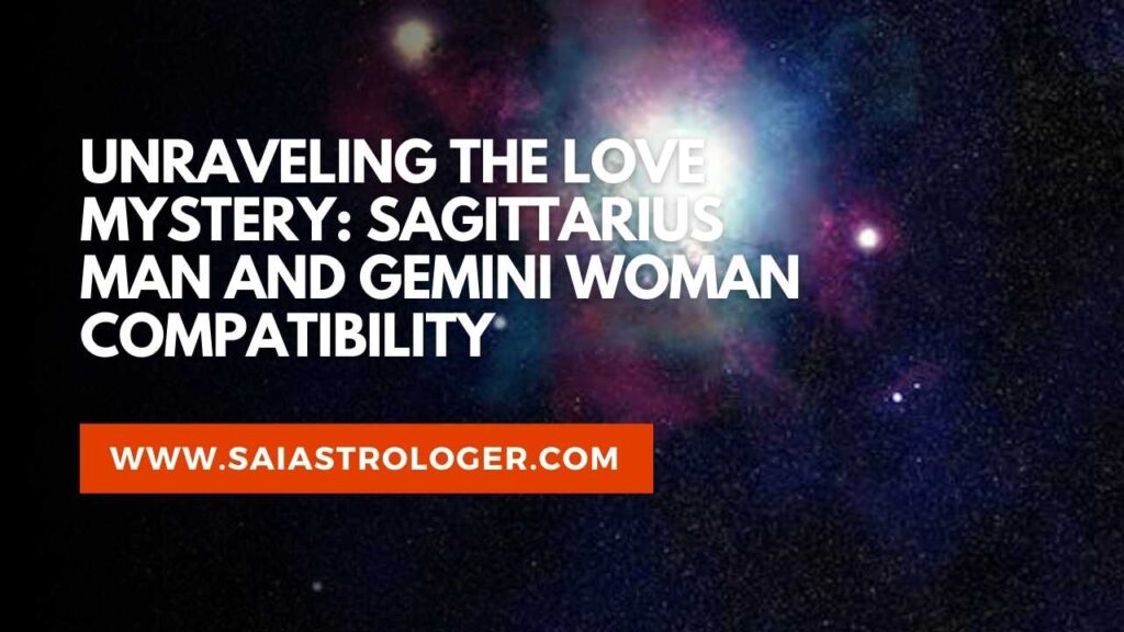 sagittarius man gemini woman compatibility