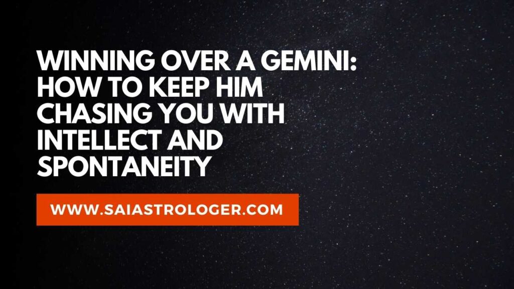 get gemini man to chase you
