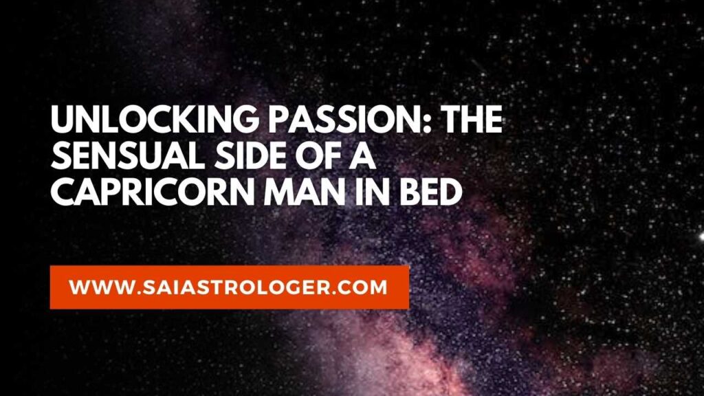 capricorn man in bed